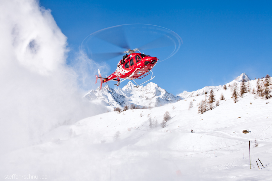snow
 mountains
 Air Zermatt
 alps
 Mountain Rescue
 use
 helicopter
