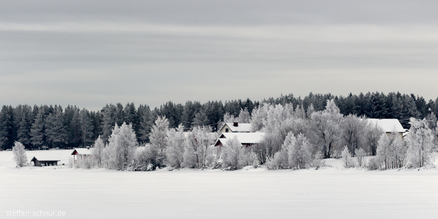 Polar Circle
 Lapland
 Finland
 village
 winter

