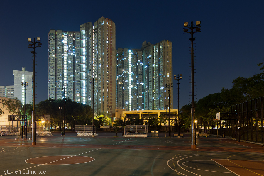 sports ground
 block of flats

