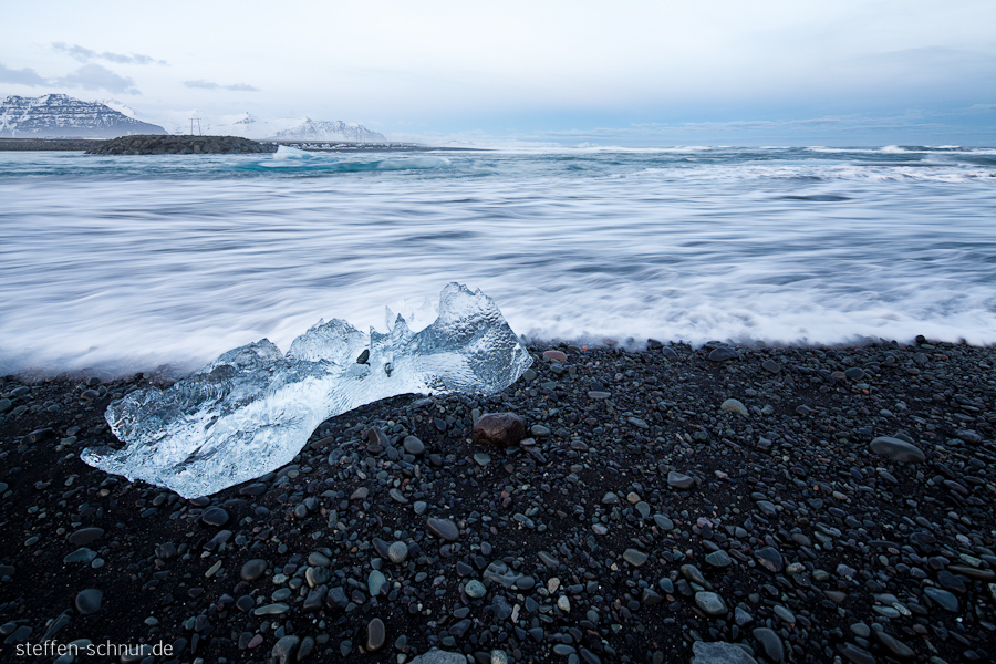 ice
 Iceland
 coast
 sea
 stones
