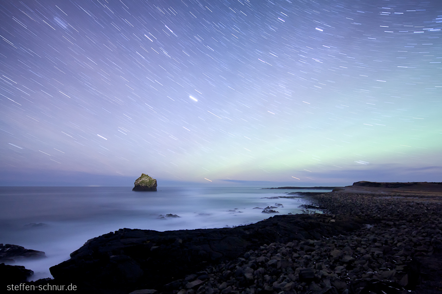 Iceland
 coast
 long Exposure
 sea
 stars
