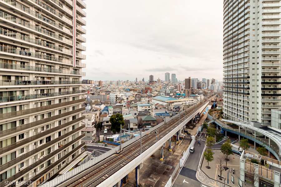 Tokyo
 Japan
 skyscrapers
 rail
