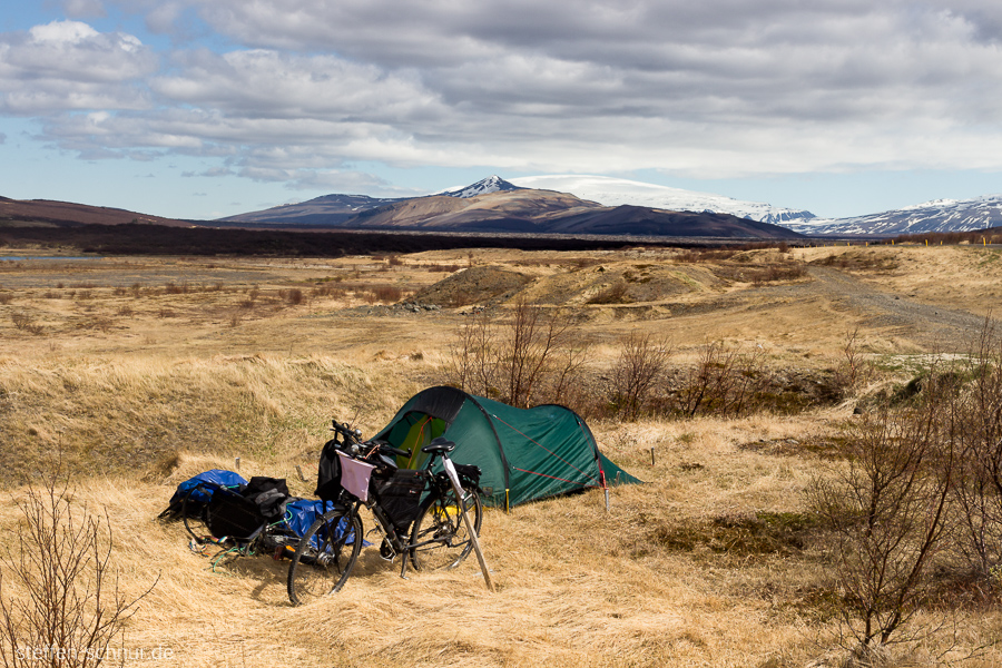 mountains
 bike
 Iceland
 landscape
 nature
 tent
