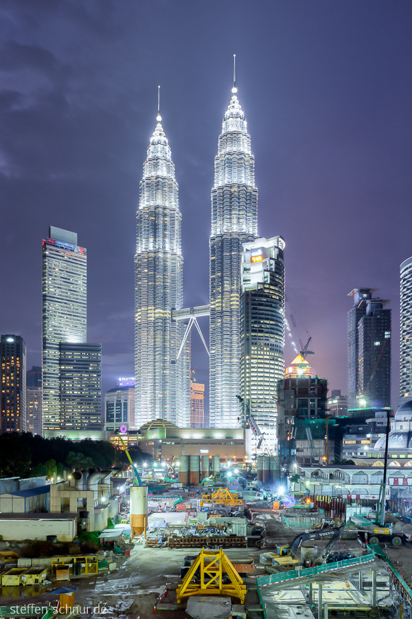 Petronas Towers
 Kuala Lumpur
 Malaysia
 building lot
