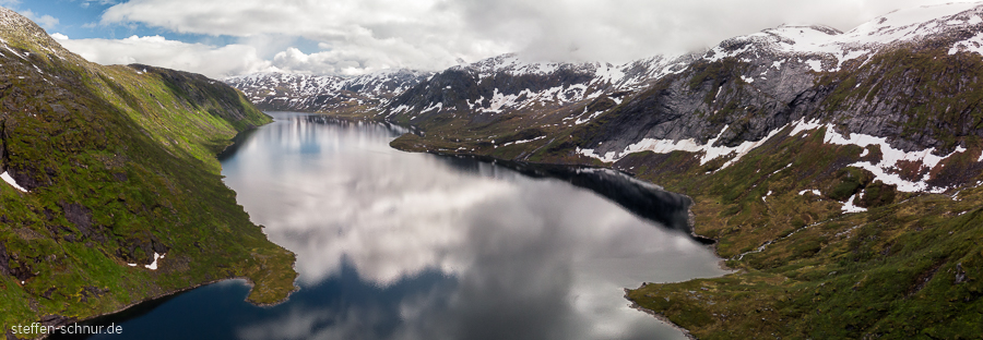 mountains
 Senja
 Norway
 lake
