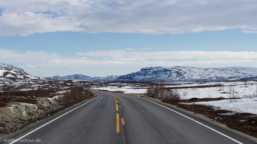 landscape
 Norway
 empty road
