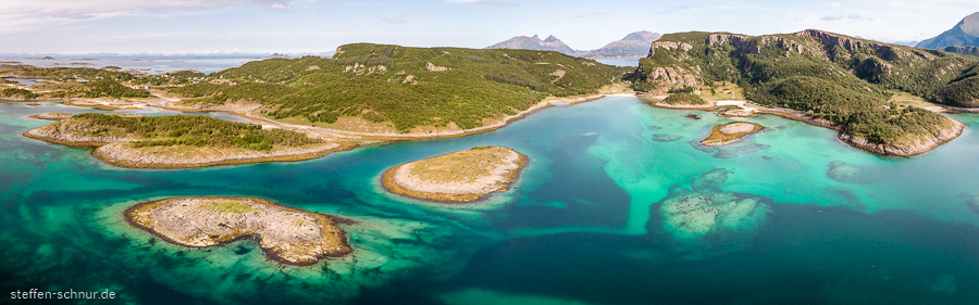 Nordland
 islands
 Norway
 panorama view
