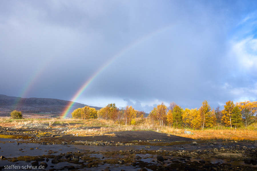 rainbow
 Nordland
 autumn
 Norway
