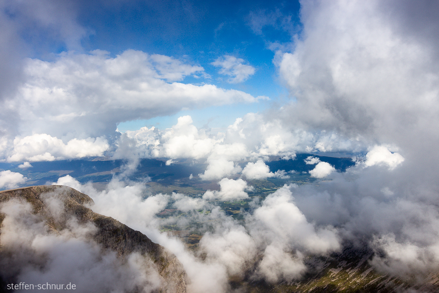 highland
 Scotland
 Ben Nevis
 clouds
 above the clouds
