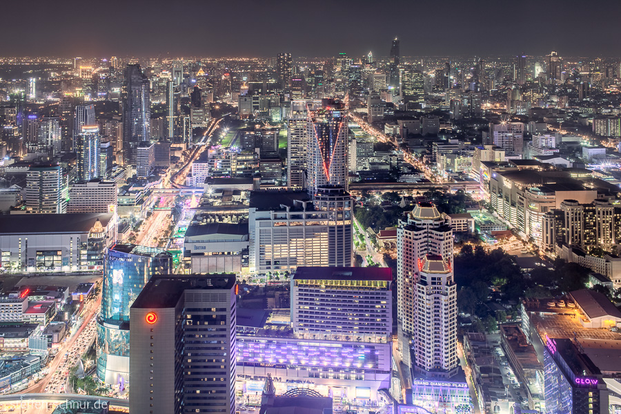city skyline
 Bangkok
 Thailand
 metropolis
 high rise
 lights
 night
