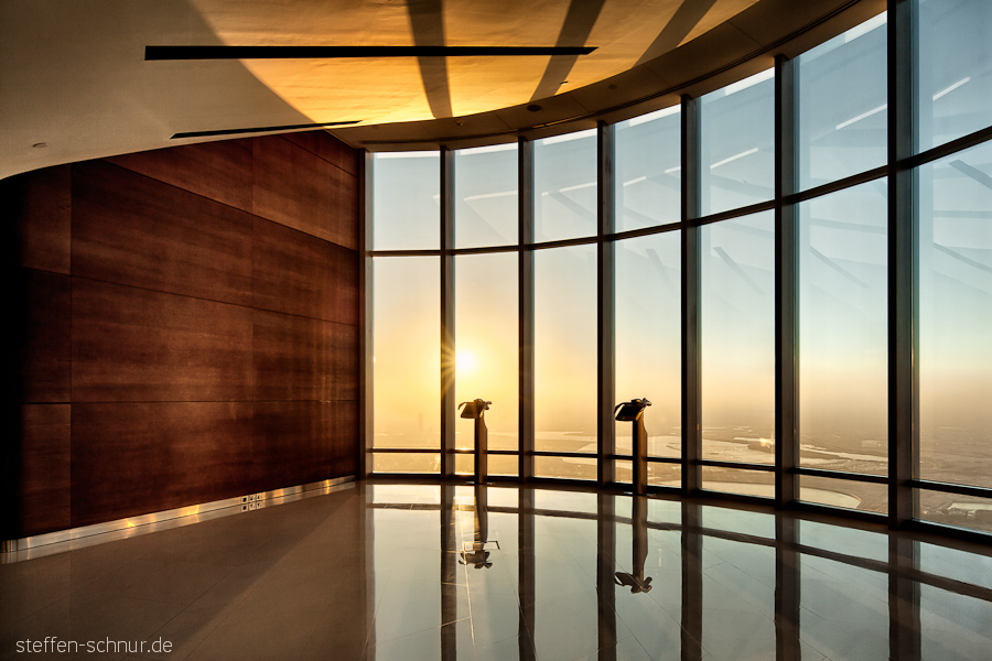 sunrise
 viewpoint
 Burj Khalifa
 Dubai
 wood
 Slices
 sun

